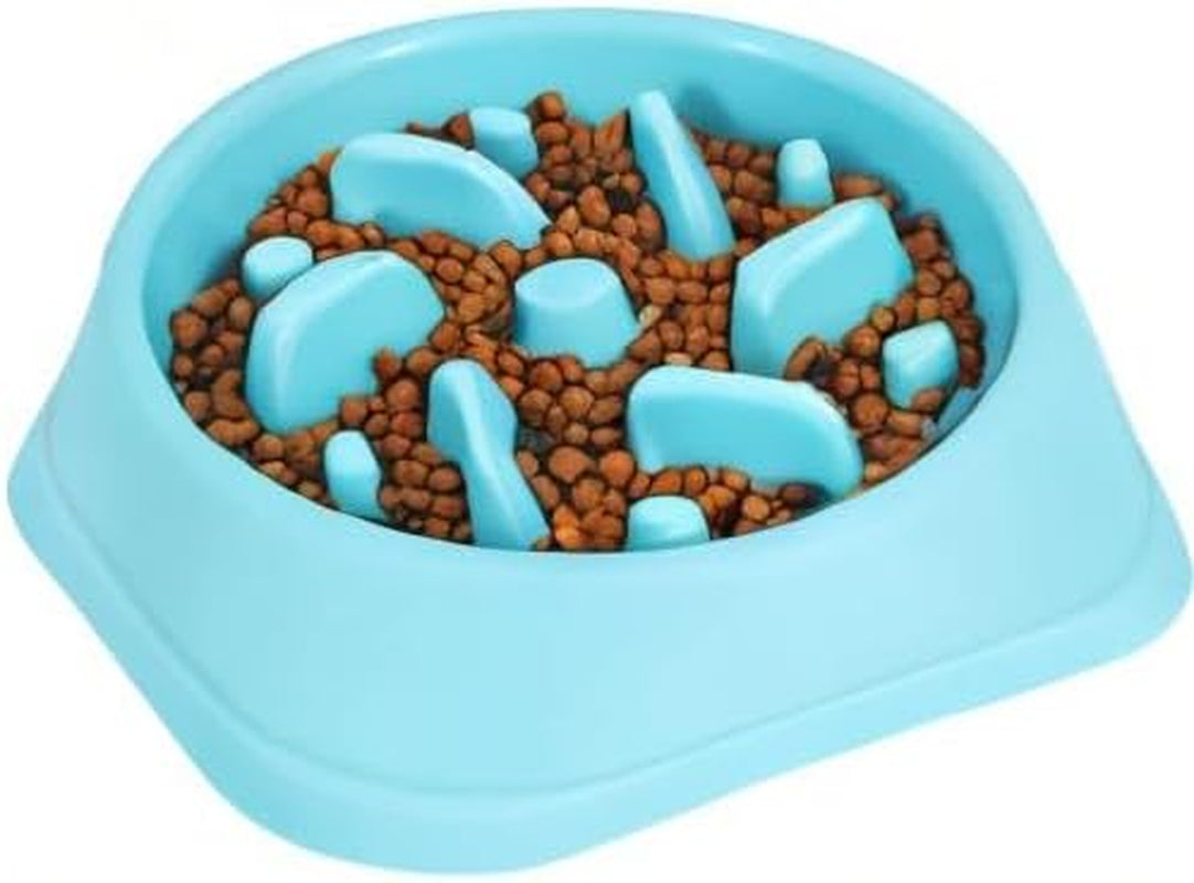 Dog Feeder Slow Eating Pet Bowl